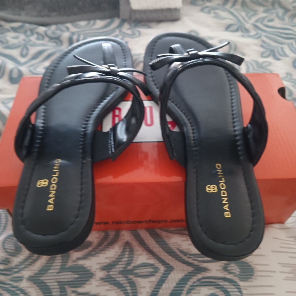 Bandolino Black Women's Sandals - Picture 3 of 4